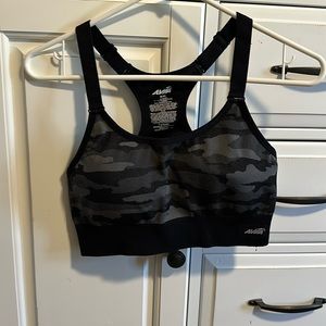 Black camo sports bra